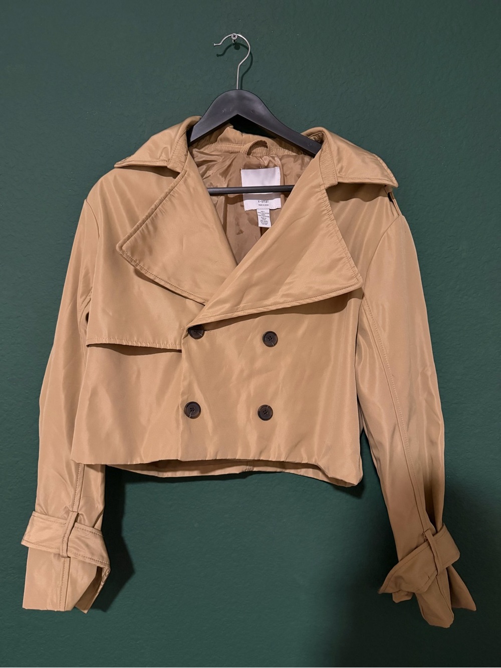 Cropped Trench Coat